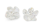 Transparent Frozen Flower Studs