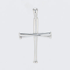 Stylish Baseball Cross Titanium Steel Pendant for Men