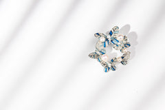 Enamel Butterflies Pearl Brooch Dual Use Necklace