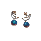 Meteor Enamel Dorp Earrings for Women