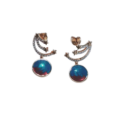 Meteor Enamel Dorp Earrings for Women