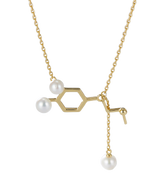 Molecule Structure Pearl Necklace