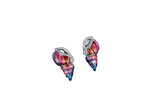 Little Conch Enamel Silver Stud Earrings