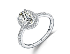 Fashion Luxury Inlaid Natural Colorful Oval Gemstone S925 Silver Ring for Women