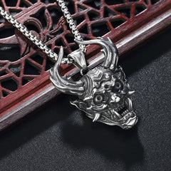 Dragon Horn Monster Titanium Steel Necklace for Men