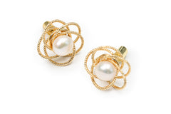 Flower Studs - Golden Studs for Women