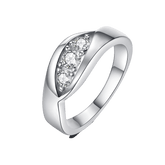 Moissanite Schlumberger Ring for Women