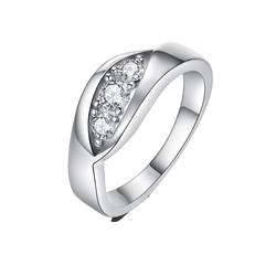 Moissanite Schlumberger Ring for Women
