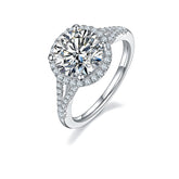 Soleste Halo 3.0 Carat Moissanite Engagement Ring