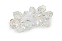 Transparent Frozen Flower Studs