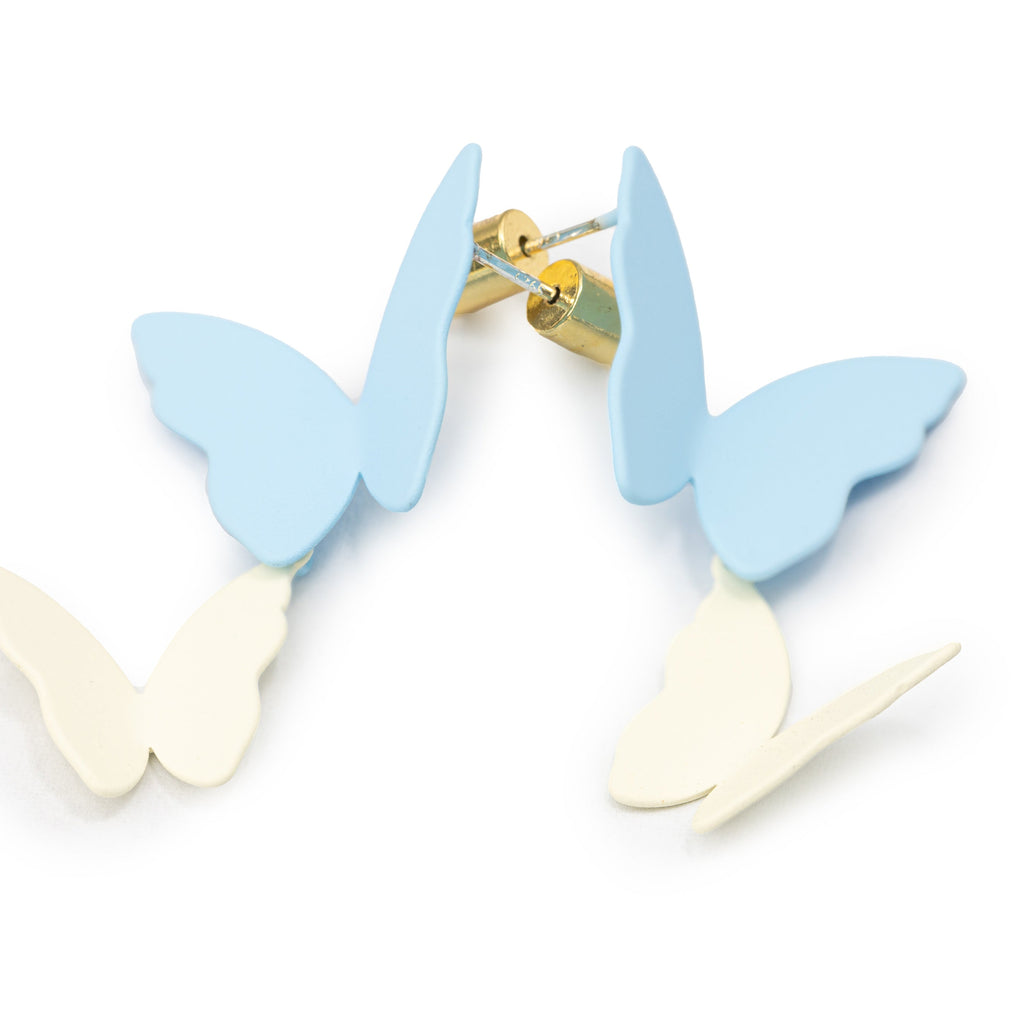 Butterfly Big Water Drop Necklace Earring Set for Occasions main image 0
