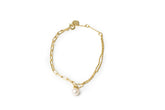 14K Gold Single Fresh Water Pearl Bracelet
