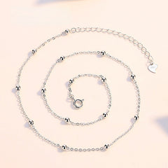 Mini Bead Silver Necklace for Women
