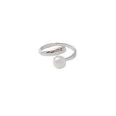 Natural Pearl Silver Ring for Women
