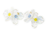 Icy Flower Studs - Colourful Studs for Women