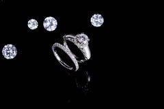 Stylish Round Cut Moissanite Half Eternity Ring Pack