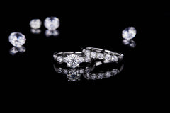 Five Round Cut Moissanite Ring Pack