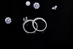 Five Round Cut Moissanite Ring Pack