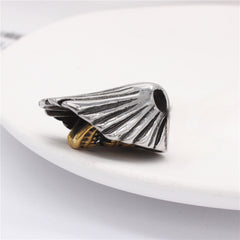 Halloween Wizard Skull Head Titanium Steel Pendant for Men
