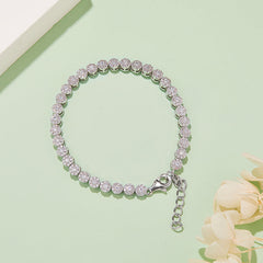 Tennis Chain 3.5 Carat Moissanite Bracelet