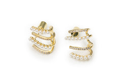 Spiral Studs -Silver Studs for Women