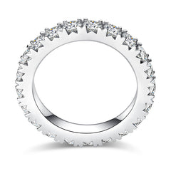 Classic Full Eternity Moissanite Ring