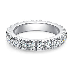 Classic Full Eternity Moissanite Ring