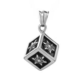 Snowflake Cube Titanium steel Pendant for Men