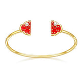 Enamel Forbidden City Gate with Pearl Bracelet