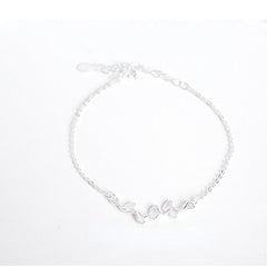 Ginkgo Leaf Silver Bracelet for Women