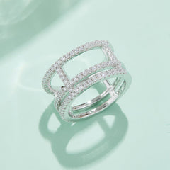 Moissanite Band Ring for Women
