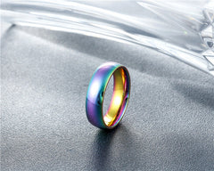 Simple Titanium Steel Ring for Men and Women - Wholesale Fashion Korean Edition