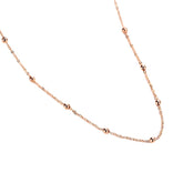 Mini Bead Silver Necklace for Women