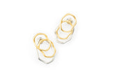Irregular Triple Layered Earrings