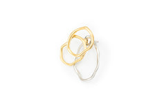 Irregular Triple Layered Earrings