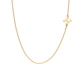 Letter Silver Necklace