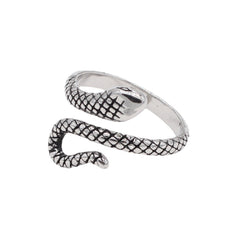 Simple Snake Titanium Steel Ring for Men