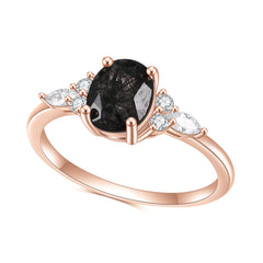 Luxury Temperament Rose Gold Colour S925 Sterling Ring