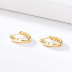 Circle Sterling Silver Studs Earrings for Women