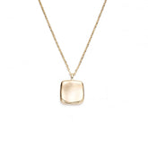 (Two Colours) Geometric Square Pendants Collarbone Necklace for Women