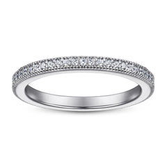 Full Zircon Eternity Silver Ring for Women