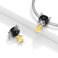 Indian Princess Doll Silver Pendant