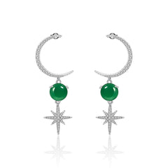 Premium s925 Silver Natural Amethyst Drop Earrings for Women