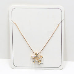 Zircon Star Pendant Silver Necklace for Women
