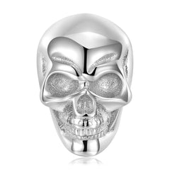 Halloween Colourful Lion Dance Head Skull Silver Necklace