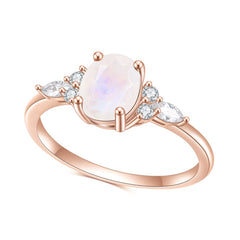 Luxury Temperament Rose Gold Colour S925 Sterling Ring