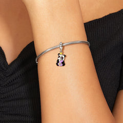 Panda Doll Silver Pendant