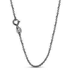Halloween Ghost Castle Circle Pendant Silver Necklace