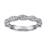 Zircon Twist Eternal Silver Ring
