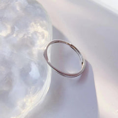 Mobius Silver Ring for Women